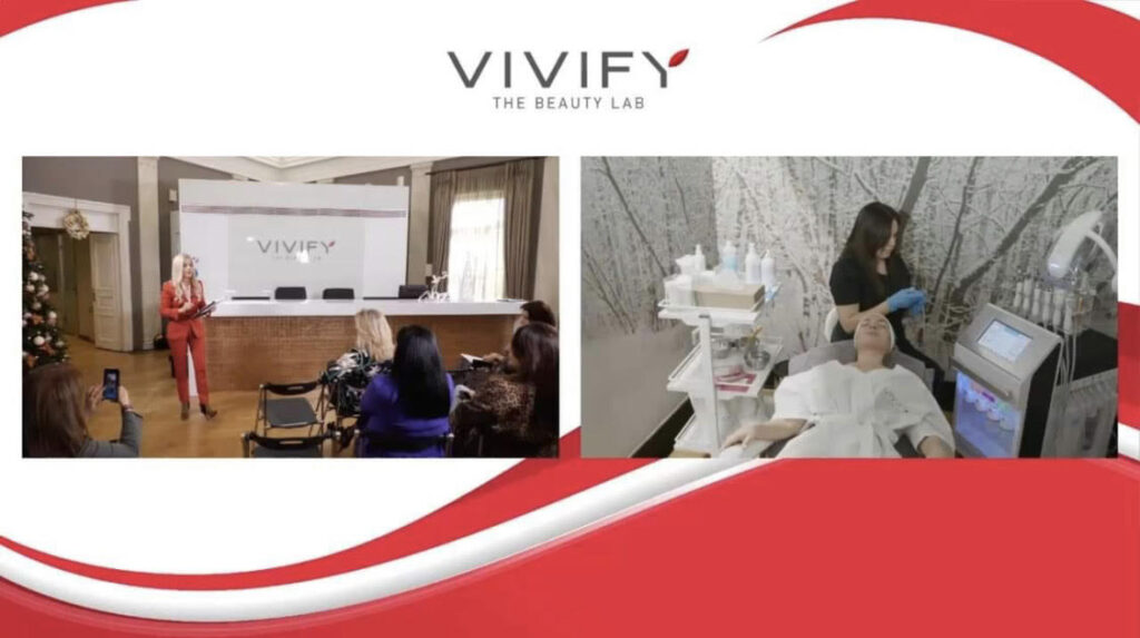 Branded production for VIVIFY BEAUTY LAB with journalist Vicky Handzis and Dora Papantonakis