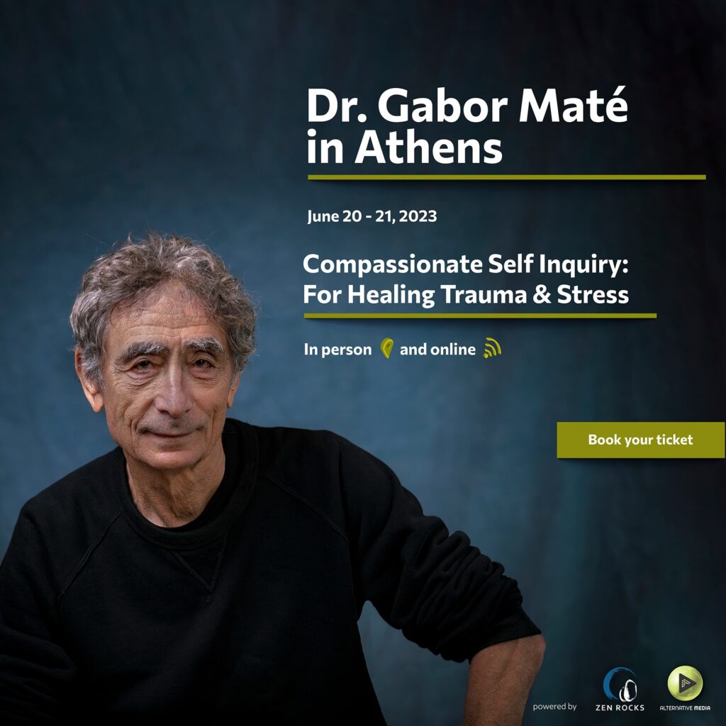 Event planning of the two-day international workshop in Athens with Dr. Gabor Maté